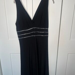 Pacific Plex Rhinestone Fit & Flare Dress Women's Plus Size 1X